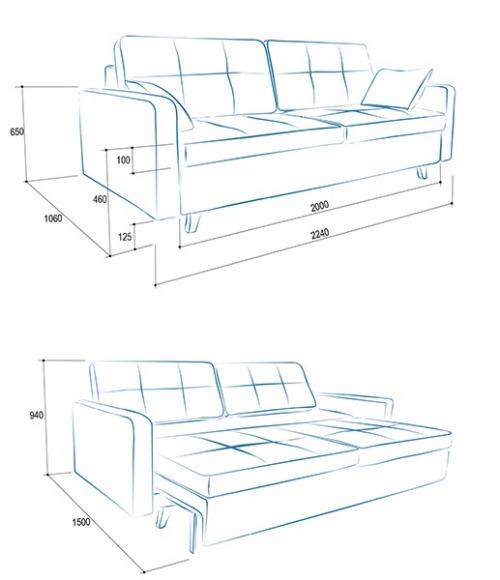Диван Лакки.  - Пример универсального дивана, который впишется в любой интерьер в современном стиле. 06