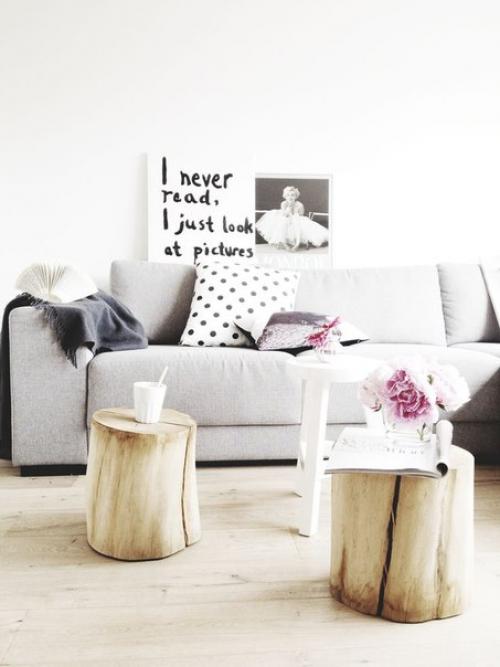 Деревянные элементы декора делают интерьер стильным и приносят уют в ваш дом. 03