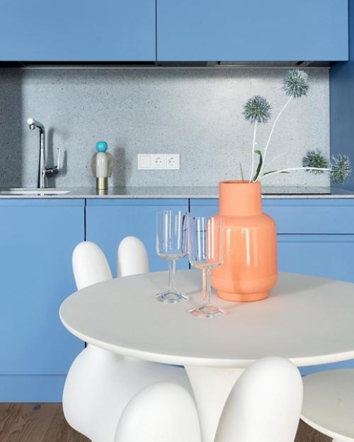 Цветной интерьер 1-комнатной квартиры 45 кв. 02