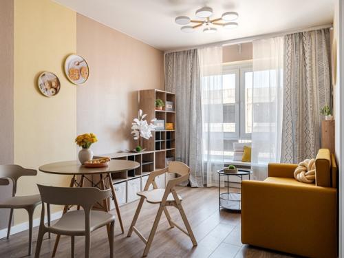 Интерьер 1-комнатной квартиры 33 кв. 03