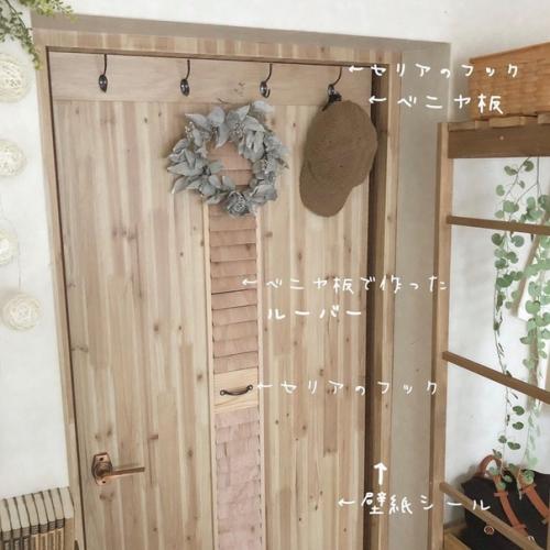 Доброго дня!   Как скучную, не подходящую дверь из мдф вписать в интерьер? 02