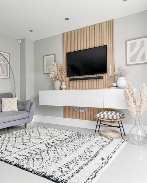 Новый DIY: мы оформляем зону тв в гостиной. 01