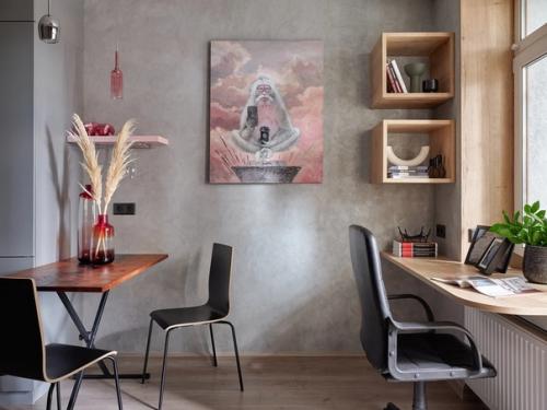 Интерьер квартиры - студии 24, 5 кв. 02