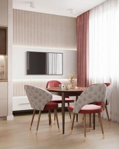 Кухня - гостиная.  Как вам такая цветовая гамма. 05