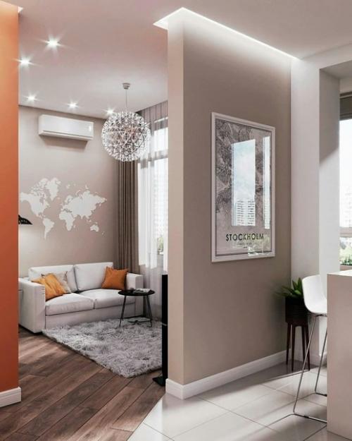 Уютная студия, площадь 33 кв. 03