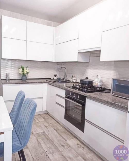 Безумно уютный вариант обустройства кухни. 02