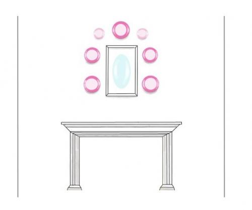 Как разместить настенные тарелки - 10 популярных вариантов. 04