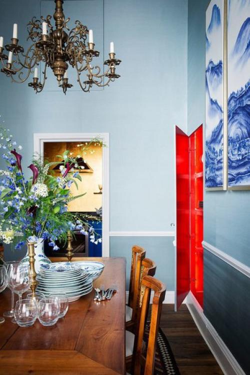 Как в сказке: квартира дочери создателя бренда обоев De Gournay в Лондоне. 06