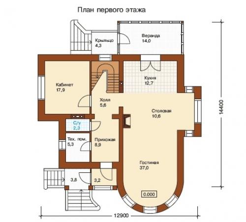 Эскизный проект стильного коттеджа. 01 Эскизный проект стильного коттеджа. 01