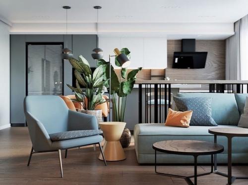 Мы представляем вам кухню - гостиную из проекта жксаларьевопарк_mdn. 01