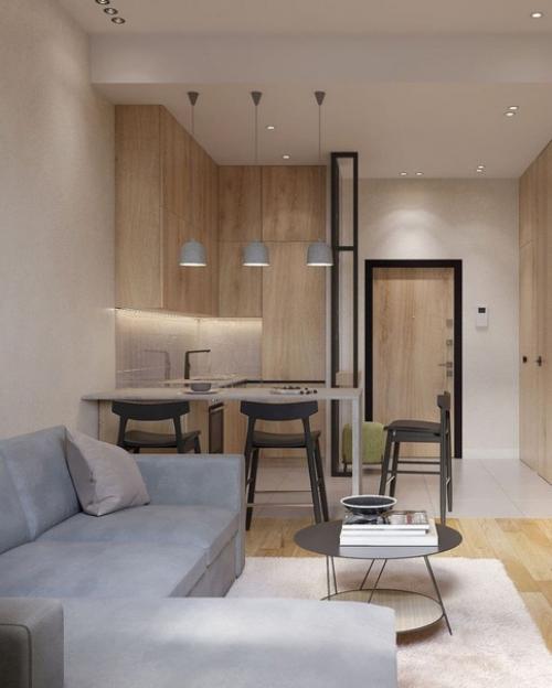 Дизайн проект однокомнатной квартиры, площадью - 42 м. 03