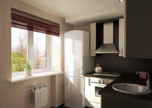 Дизайн интерьера кухни в Хрущевке - советы, фото. 04