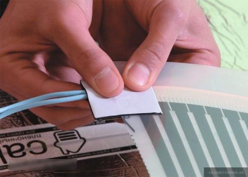 Инфракрасный теплый пол под ламинат или линолеум своими руками. 05