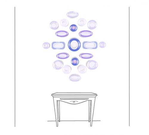 Как разместить настенные тарелки - 10 популярных вариантов. 05