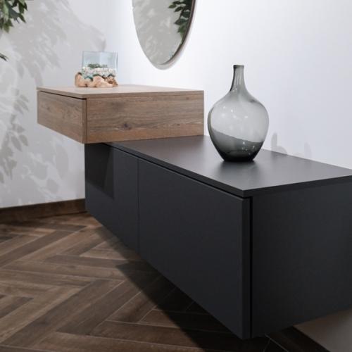 Подвесные тумбы в спальне - что думаете? 01