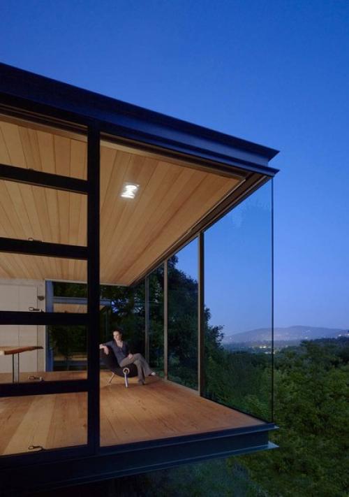 Tea Houses - стеклянные пристройки к частной резиденции в силиконовой долине! 05