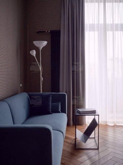 Светлая трехкомнатная квартира в московской Сталинке. 08