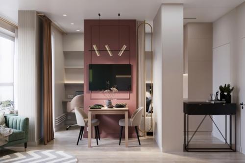 Заканчиваю свой дизайн - проект интерьера квартиры - студии в ЖК Гавань Капитанов. 01