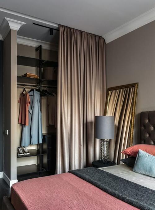 Реализованный интерьер квартиры, площадью 54 кв. 03