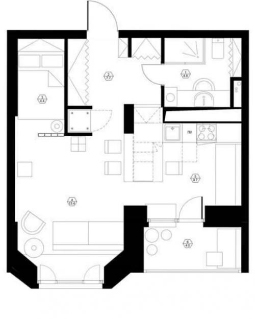 Квартира 44 кв. 09 Квартира 44 кв. 09