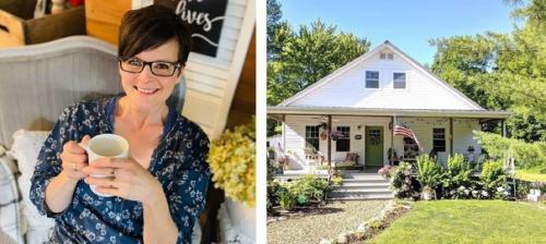 Загроможденный, но уютный фермерский дом истинной барахольщицы из маленького городка. 01