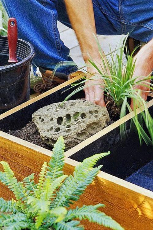 Контейнер - водоем своими руками. 04