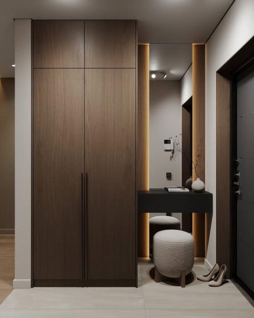 Интерьер этой квартиры выполнен в современном минималистичном стиле с элементами скандинавского дизайна. 06