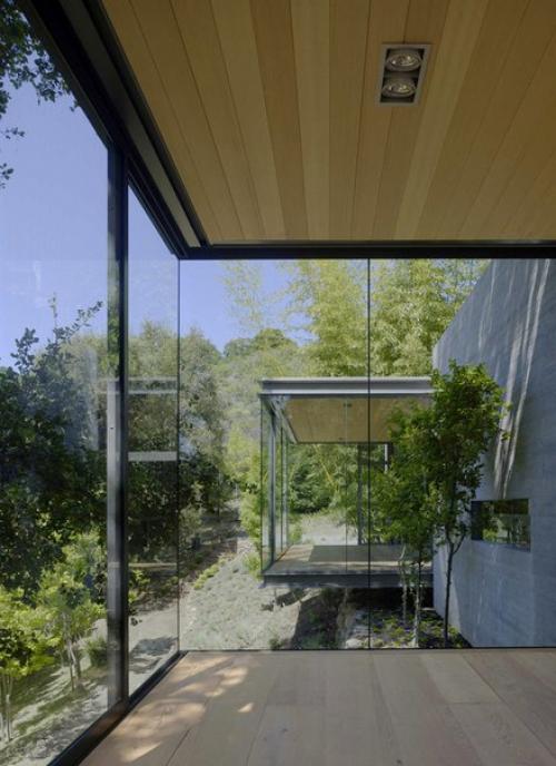 Tea Houses - стеклянные пристройки к частной резиденции в силиконовой долине! 06