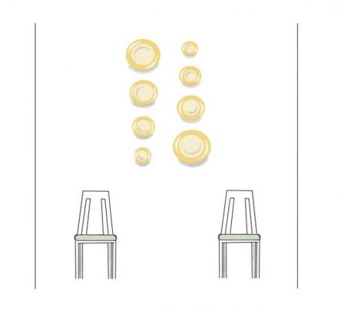 Как разместить настенные тарелки - 10 популярных вариантов. 06