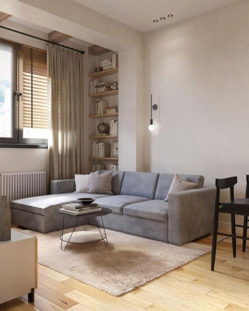 Дизайн проект однокомнатной квартиры, площадью - 42 м. 06