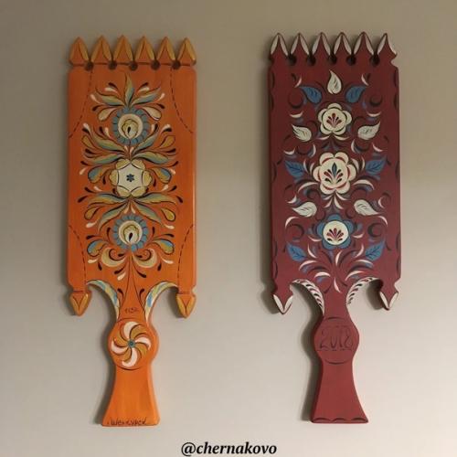 Шенкурская роспись. Мастера этой росписи проживали в селениях по берегам рек ваги, устьи и кокшеньги. 03