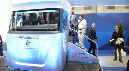 Камаз представил прототип кабины Трансформера. 02