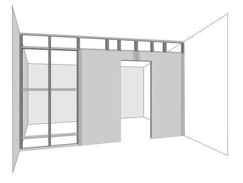 Двери из гипсокартона: особенности изготовления. 04