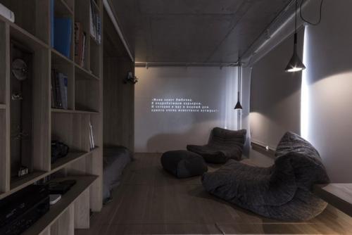 Квартира молодого человека в Москве от Ruetemple. 09