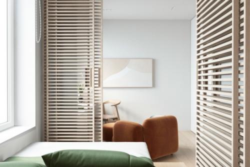 Проект квартиры - студии 27 м 2 в ЖК Рихард в Москве. 06