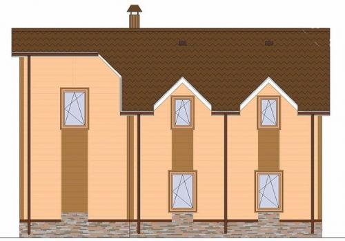 Проект одно - двухэтажного жилого дома Элин - утонченная асимметрия. 05 Проект одно - двухэтажного жилого дома Элин - утонченная асимметрия. 05