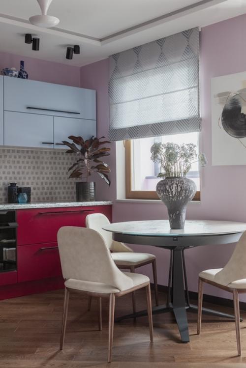 Интерьер кухни - гостиной в квартире молодой семейной пары. 03 Интерьер кухни - гостиной в квартире молодой семейной пары. 03