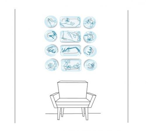 Как разместить настенные тарелки - 10 популярных вариантов. 07