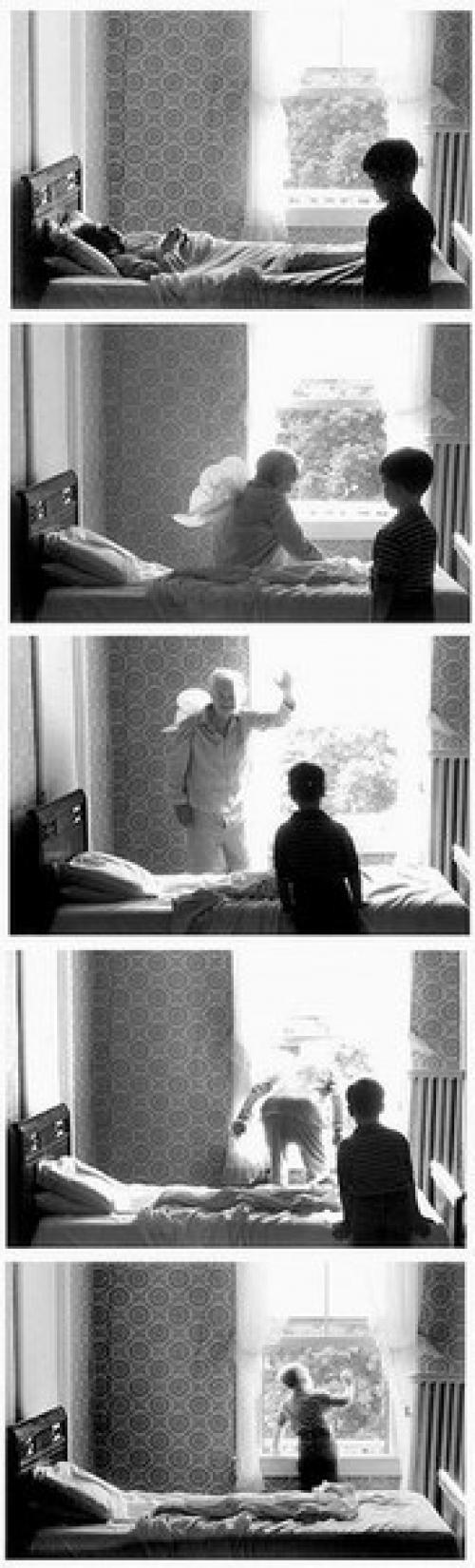 Duane Michals.  Как мы определяем преемственность потока жизни, по каким признакам мы связываем текущие мгновения? 03