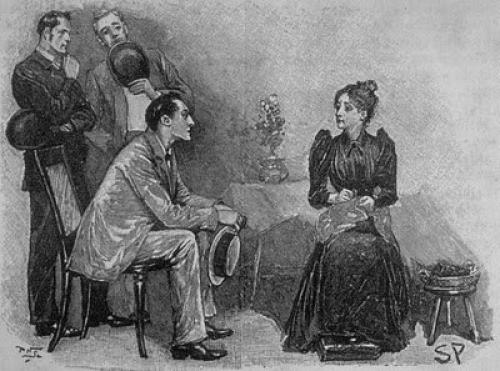 Почти все действие фильма Шерлок Холмс и Доктор Ватсон происходит в знаменитой гостиной на Бейкер - стрит. 04