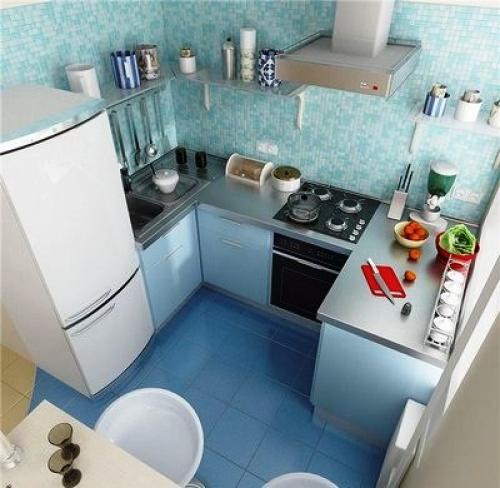 Дизайн интерьера кухни в Хрущевке - советы, фото. 05