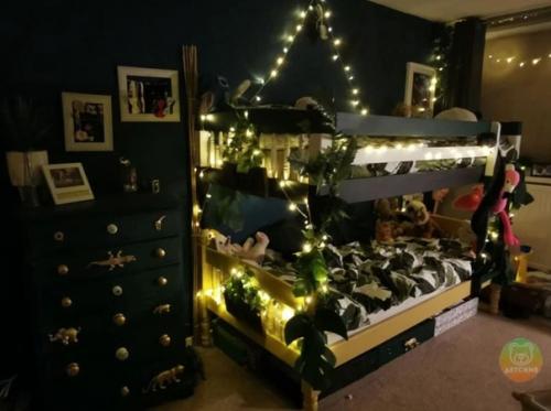 Дети кoмнатy в стиле джунглей хотeли. 03