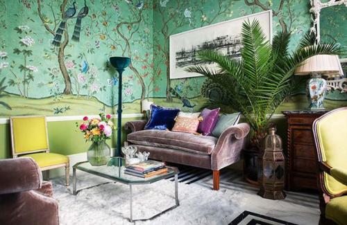 Как в сказке: квартира дочери создателя бренда обоев De Gournay в Лондоне. 01