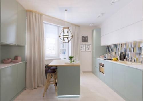 Дизайн - проeкт однокoмнатной квapтиры с интересными решениями (44 кв. 04