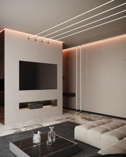 Дизайн кухни гостиной в современном стиле! 01