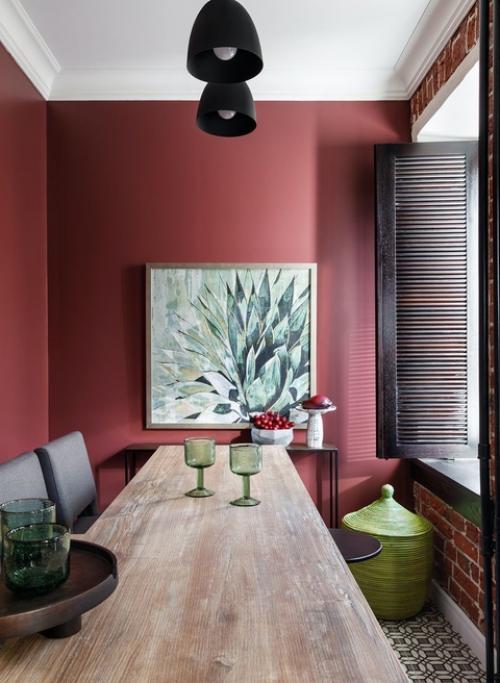 Реализованный интерьер квартиры, площадью 54 кв. 02