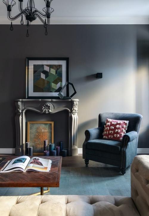 Реализованный интерьер квартиры, площадью 54 кв. 01