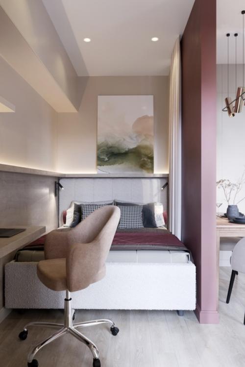 Заканчиваю свой дизайн - проект интерьера квартиры - студии в ЖК Гавань Капитанов. 04