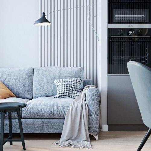 Небольшая, но вместительная кухня - гостиная. 03