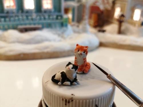 Миниатюрная композиция для украшения камина. 07